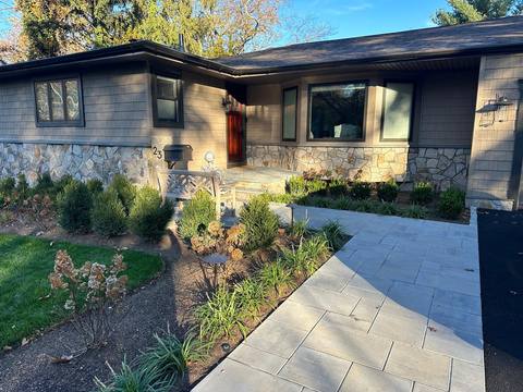 JNH Masonry paver driveway and walkway project