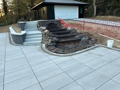 JNH Masonry pool and patio project
