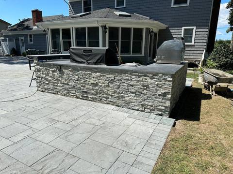 JNH Masonry pool and patio project